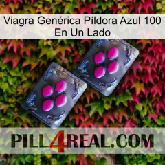 Viagra Genérica Píldora Azul 100 En Un Lado 01